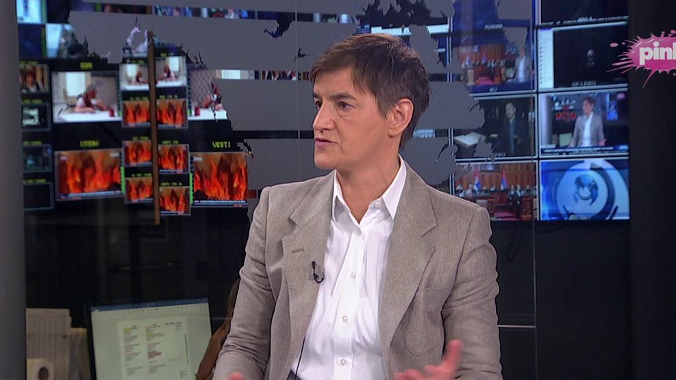 UŽIVO NA TV PINK i PINK.RS Ana Brnabić govori za Nacionalni dnevnik