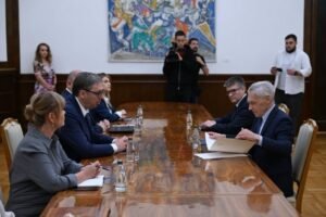 VUČIĆ SE SASTAO SA BOCAN-HARČENKOM: U toku razgovor predsednika Srbije i ambasadora Ruske Federacije