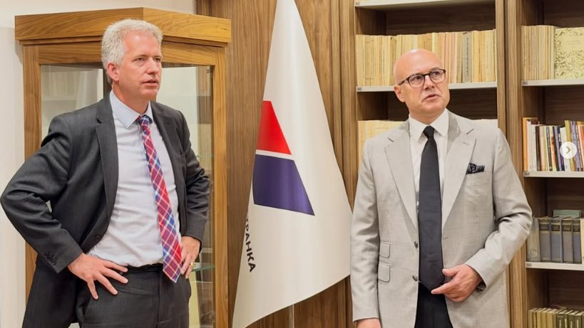 Vučević sa britanskim ambasadorom Fergusonom o unapređenju saradnje dve zemlje