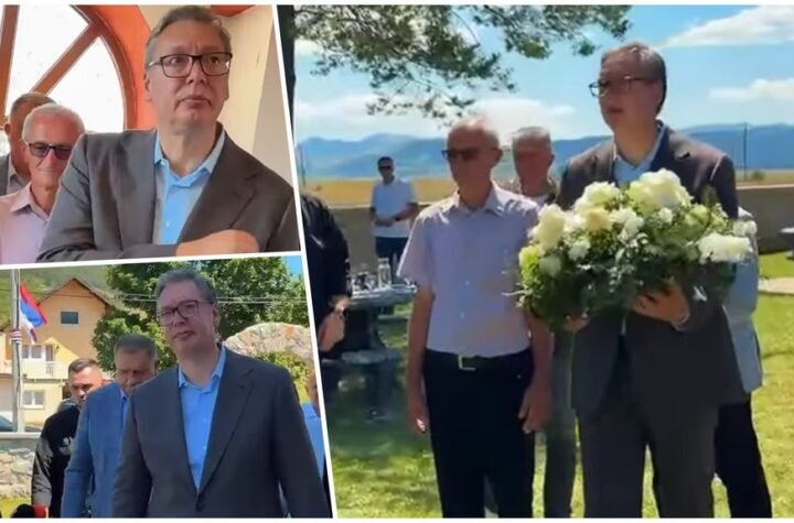 'HVALA VAM ŠTO ČUVATE SRPSKO IME I PREZIME' Vučić položio vence na spomen-ploče stradalima na području Kupresa: Nemojte nikada da sumnjate u ljubav Sr