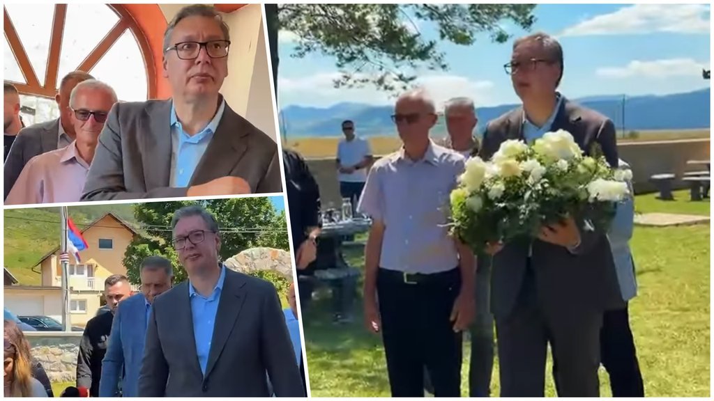 'HVALA VAM ŠTO ČUVATE SRPSKO IME I PREZIME' Vučić položio vence na spomen-ploče stradalima na području Kupresa: Nemojte nikada da sumnjate u ljubav Sr