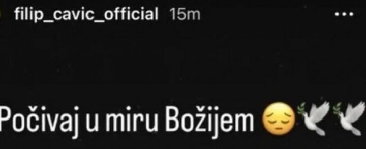 CRNA OBJAVA OSVANULA NA PROFILU ZVEZDE GRANDA! Dom Filipa Čavića ZAVIJEN U CRNO: Počivaj u miru Božjem!
