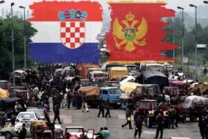 Crnogorci danas sa Hrvatima slave PROGON SRPSKOG NARODA - nigde nikog na pomenu naših žrtava!