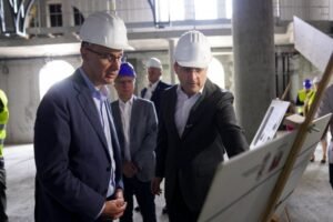 NOVI KULTURNI CENTAR: Obilazak radova na rekonstrukciji zdanja Stare pošte na Savskom trgu