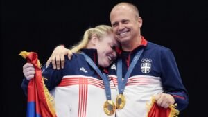 NOVO ODLIČJE ZA SRBIJU: Arunović i Mikec osvojili bronzu u miksu vazdušnim pištoljem na Mediteranskim igrama