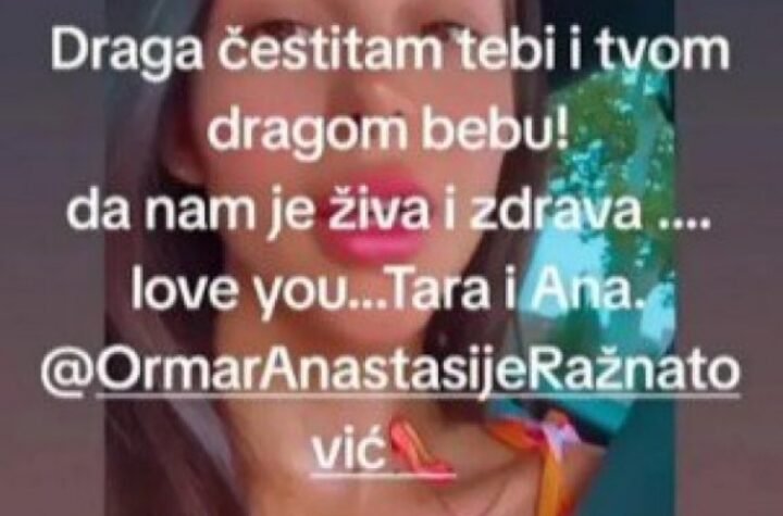O NAJNOVIJEM PEHU ANE NIKOLIĆ BRUJI CELA SRBIJA! Evo kako je Anastasiji čestitala rođenje deteta - OVO ĆE VAS NASMEJATI DO SUZA!