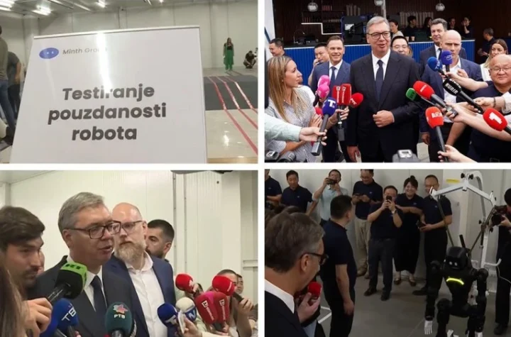 PIŠE SE ISTORIJA U ŠAPCU! PREDSEDNIK OBILAZI FABRIKU HUMANOIDNIH ROBOTA Vučić: Srbija u prvih 60 po pitanju veštačke inteligencije, OGROMAN USPEH