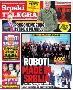 ROBOTI MADE IN SRBIJA: Čitajte u Srpskom telegrafu!