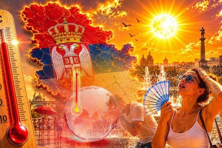 SRBIJA GORI! Danas vrhunac toplotnog talasa, živa u termometru ide do 40 STEPENI!