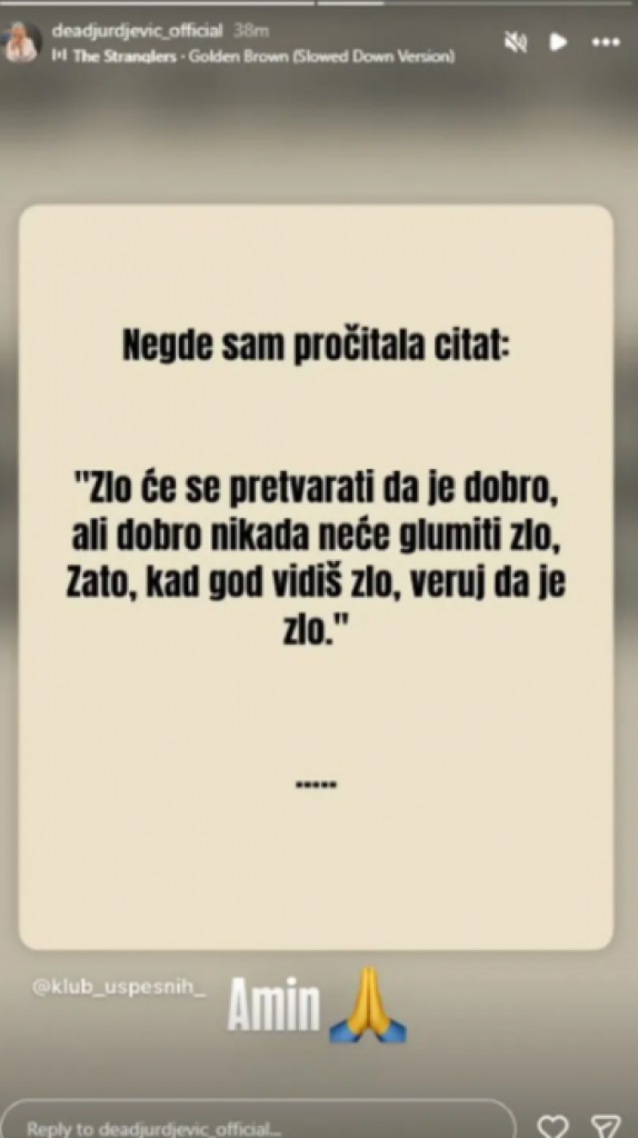 ŠTA SE DEŠAVA U DOMU DEE ĐURĐEVIĆ? Brutalna poruka osvanula samo 10 dana nakon porođaja: ZLO ĆE SE PRETVARATI...
