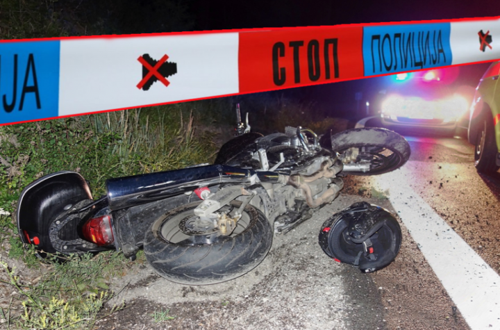 STRAVIČNA NESREĆA KOD BARIČA! Motociklista se zakucao u automobil - LEKARI MU SE BORE ZA ŽIVOT!
