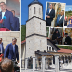 VUČIĆ S NARODOM NA MANJAČI! Prethodno boravio u Hramu Svetog proroka Ilije u Sitnici!