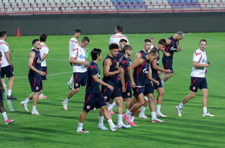 Važan adut Crvene zvezde napustio trening! (Foto)