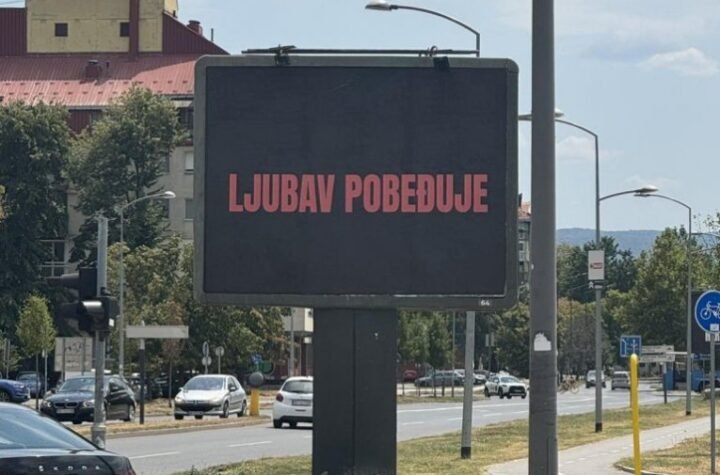 „Ljubav pobeđuje” - poruka koja zbunjuje javnost osvanula širom regiona!