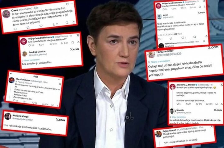 "BRNABIĆ JU JE RAZVALILA!" Gore mreže nakon debate na N1 - i blokaderi priznali neminovno!