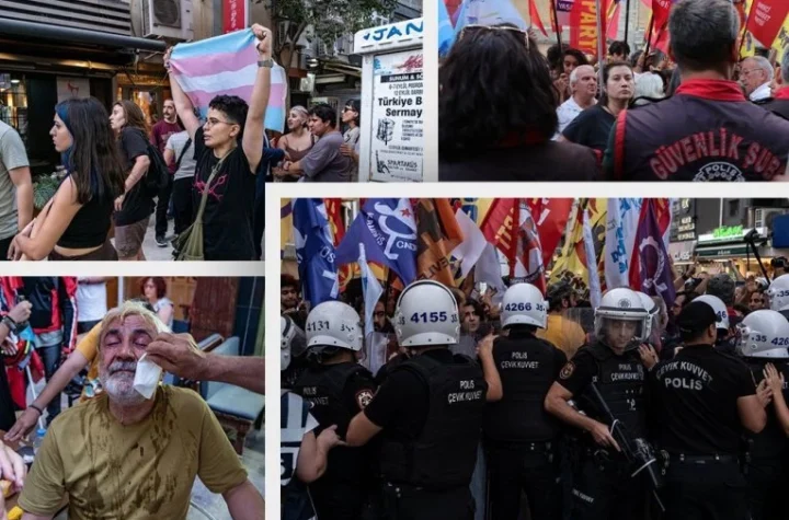 BURNO U TURSKOJ! Erdoganov obračun sa LGBTQ+ zajednicom, policija koristi biber-sprej i juri ljude po ulicama, 16 osoba UHAPŠENO! (FOTO)