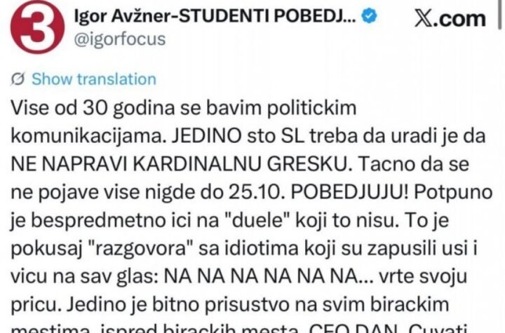 Blokaderi histerišu po društvenim mrežama - potvrdili potpunu nadmoć Ane Brnabić u TV duelu! (FOTO)