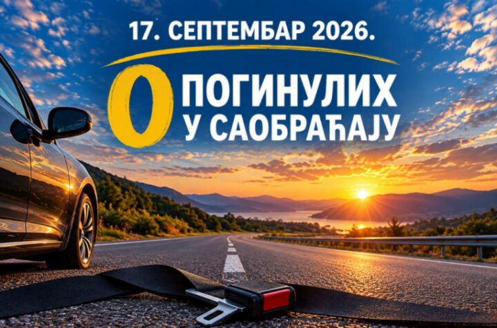 CILJ JE JASAN - NULA POGINULIH! MUP poziva sve učesnike u saobraćaju da budu odgovorni!