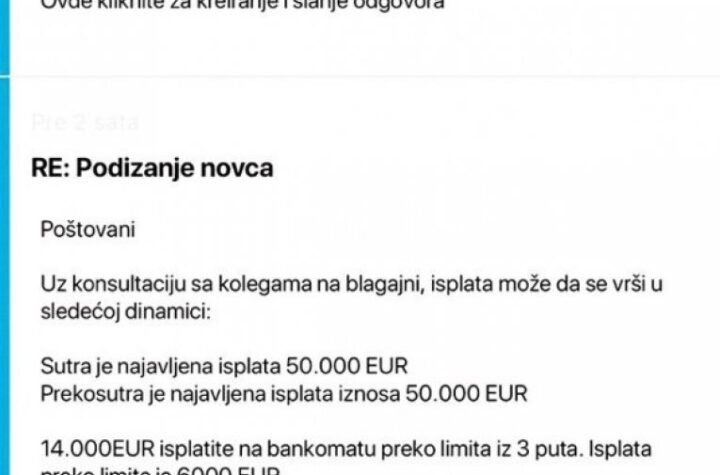 Ovako se Rajfajzen banka ponaša prema svojim klijentima