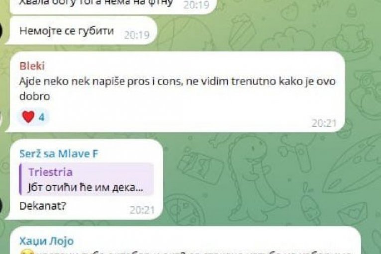 "KRETENI GUBE DVA ISPITNA ROKA, A SVAKAKO ĆE IZGUBITI NA IZBORIMA!" Pljušte komentari u grupama oko ponovnog blokiranja fakulteta!