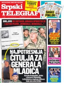 NAJPOTRESNIJA ČITULJA ZA GENERALA MLADIĆA: Čitajte u Srpskom telegrafu!