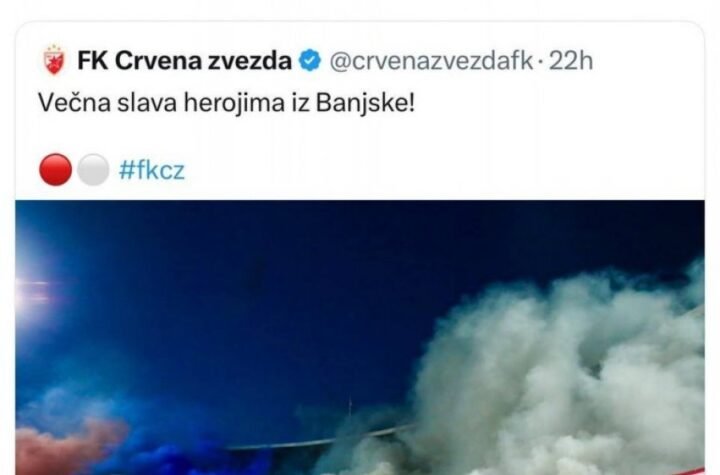 PA DOKLE VIŠE?! Marković traži da se zabrani Crvena zvezda zbog odavanja počasti srpskim herojima (FOTO)
