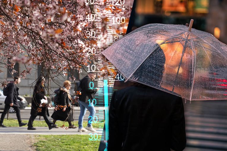 POGLEDJTE PROGNOZU PRE NEGO ŠTO IZAĐETE IZ KUĆE! Temperatura ide do 25 stepeni, ali jutra donose HLADAN TUŠ: Otkrivamo šta nas čeka do kraja nedelje!