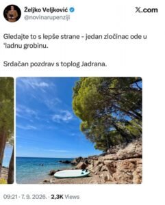 SRAMNA PORUKA BLOKADERSKOG NOVINARA! Dok se građani masovno opraštaju od generala Mladića, Veljković šokirao porukom! (FOTO)