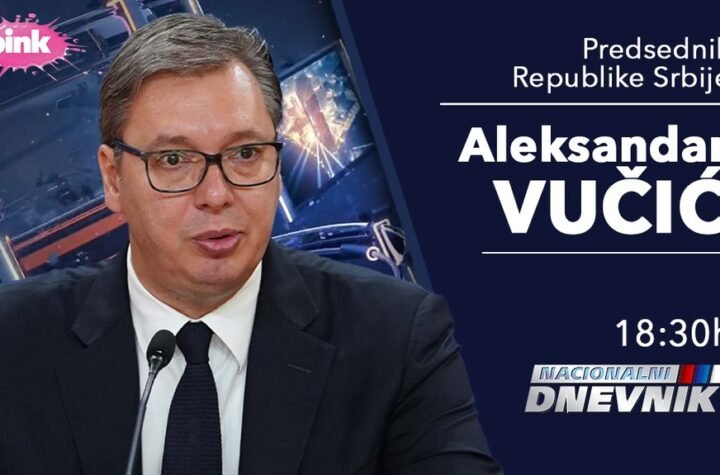 TAČNO U 18.30 SATI! Vučić večeras u Nacionalnom dnevniku: Predsednik govori o svim aktuelnim temama