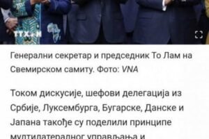 VIJETNAMSKI MEDIJI STAVILI VUČIĆA NA PRVO MESTO: Sastanak njihovog lidera sa srpskim predsednikom istakli pre svih (FOTO)