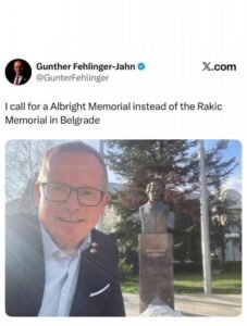 Albanski lobista bi da RUŠI SPOMENIM MALE MILICE RAKIĆ!