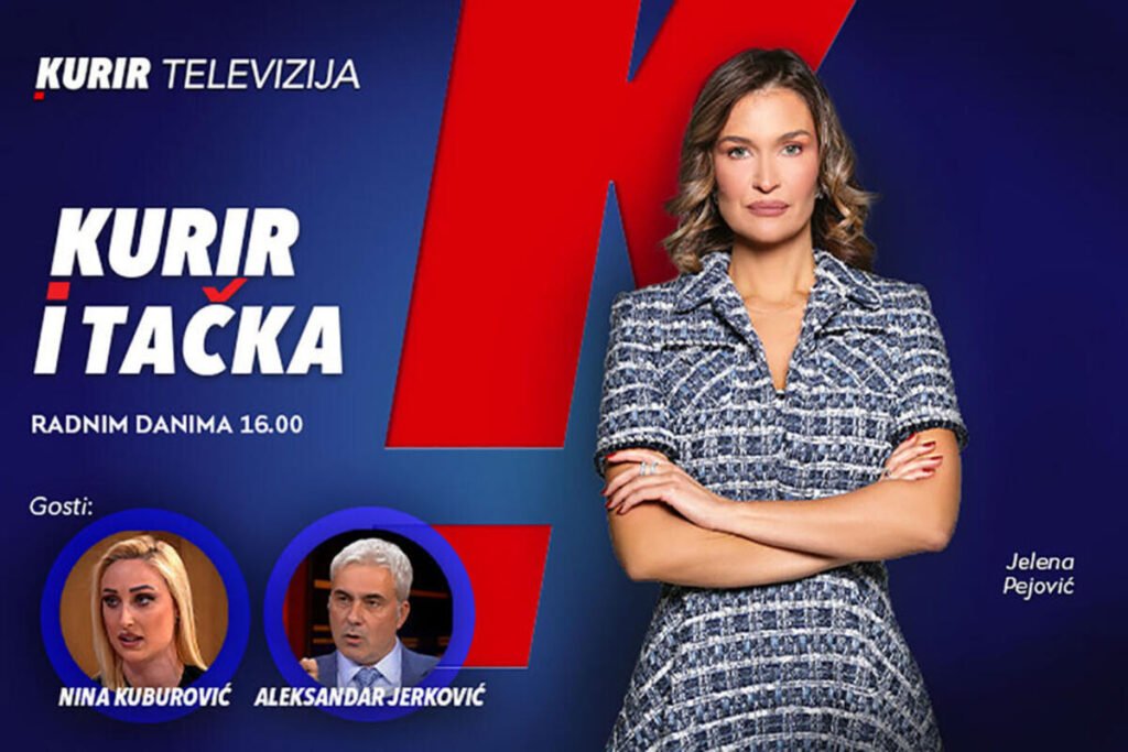 DANAS OD 16.00, u emisiji „Kurir i tačka“, o dešavanjima u politici govore Nina Kuburović i Aleksandar Jerković