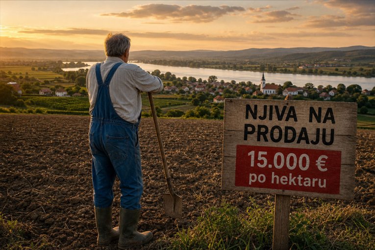 HEKTAR NJIVE PLAĆEN 15.000 EVRA! U selu u Sremu sa svega 300 stanovnika obavljena rekordna prodaja