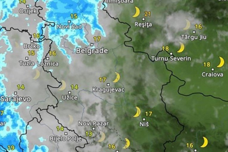 HLADNI FRONT STIGAO U SRBIJU! Cela zemlja na udaru jakih padavina, temperatura pada za deset stepeni - POGLEDAJTE KAKO ĆE SE NEVREME KRETATI IZ SATA U SAT! (MAPE)