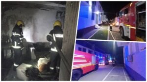 PINK.RS NA LICU MESTA! Prve slike nakon POŽARA na Novom Beogradu: Vatrogasci spasili dve osobe iz vatrene stihije