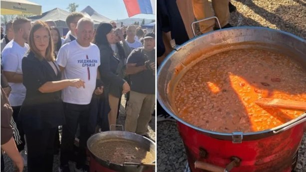 KAZAN JE ODUVEK BIO SIMBOL OKUPLJANJA I ZAJEDNIČKE BORBE Pavkov sa Vojničke pasuljijade u Veterniku poručila: 25. oktobra imamo isti cilj - bolju budu