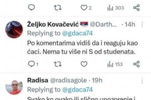 OPET SE MEĐUSOBNO PONIŽAVAJU! Blokaderi međusobno zaratili: "Kampanja im je cirkus i idiotizam, zaostaju 15% za SNS i daju sebi surove autogolove!" (FOTO)