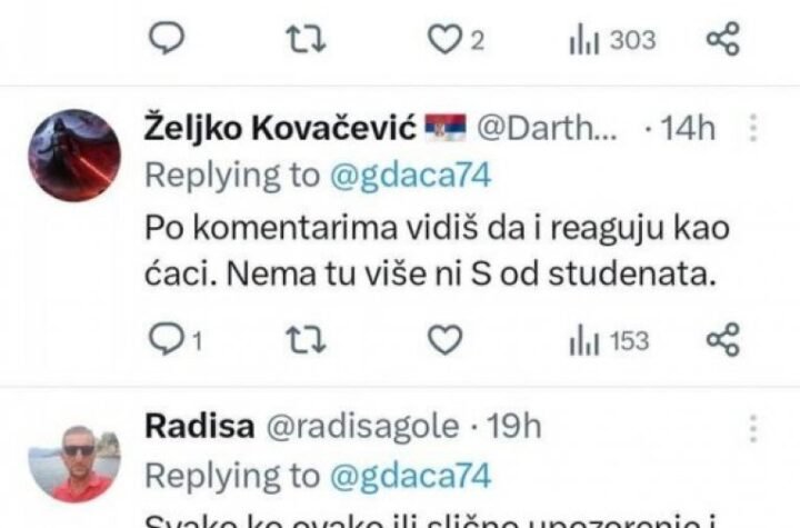 OPET SE MEĐUSOBNO PONIŽAVAJU! Blokaderi međusobno zaratili: "Kampanja im je cirkus i idiotizam, zaostaju 15% za SNS i daju sebi surove autogolove!" (FOTO)