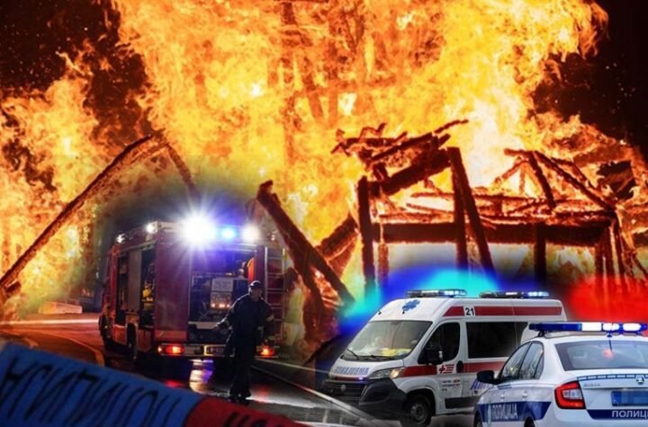 PRONAĐENO UGLJENISANO TELO MUŠKARCA! Veliki požar u Vrbasu!