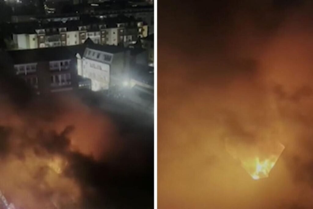 Prve slike jezivog požara u stambenoj zgradi u centru Kraljeva! Dve osobe prevezene u bolnicu (FOTO)