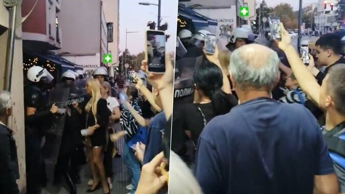 SKANDAL U VALJEVU: Pripadnici studentske liste napali Ninu Kuburović i Tanju Zdravković, čupali ih za kosu i polivali vodom!